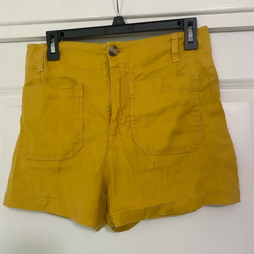 Anthropologie Yellow Women's Shorts